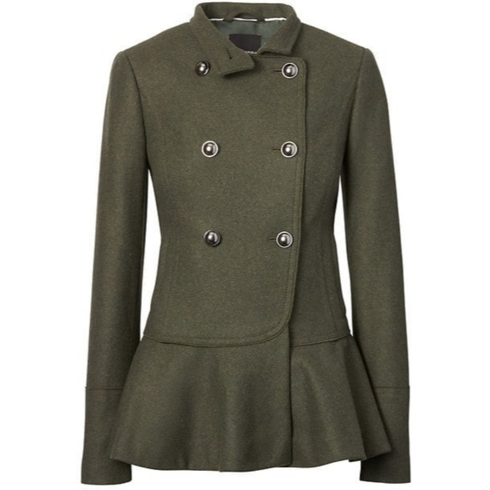 Banana Republic Olive Pea Coat